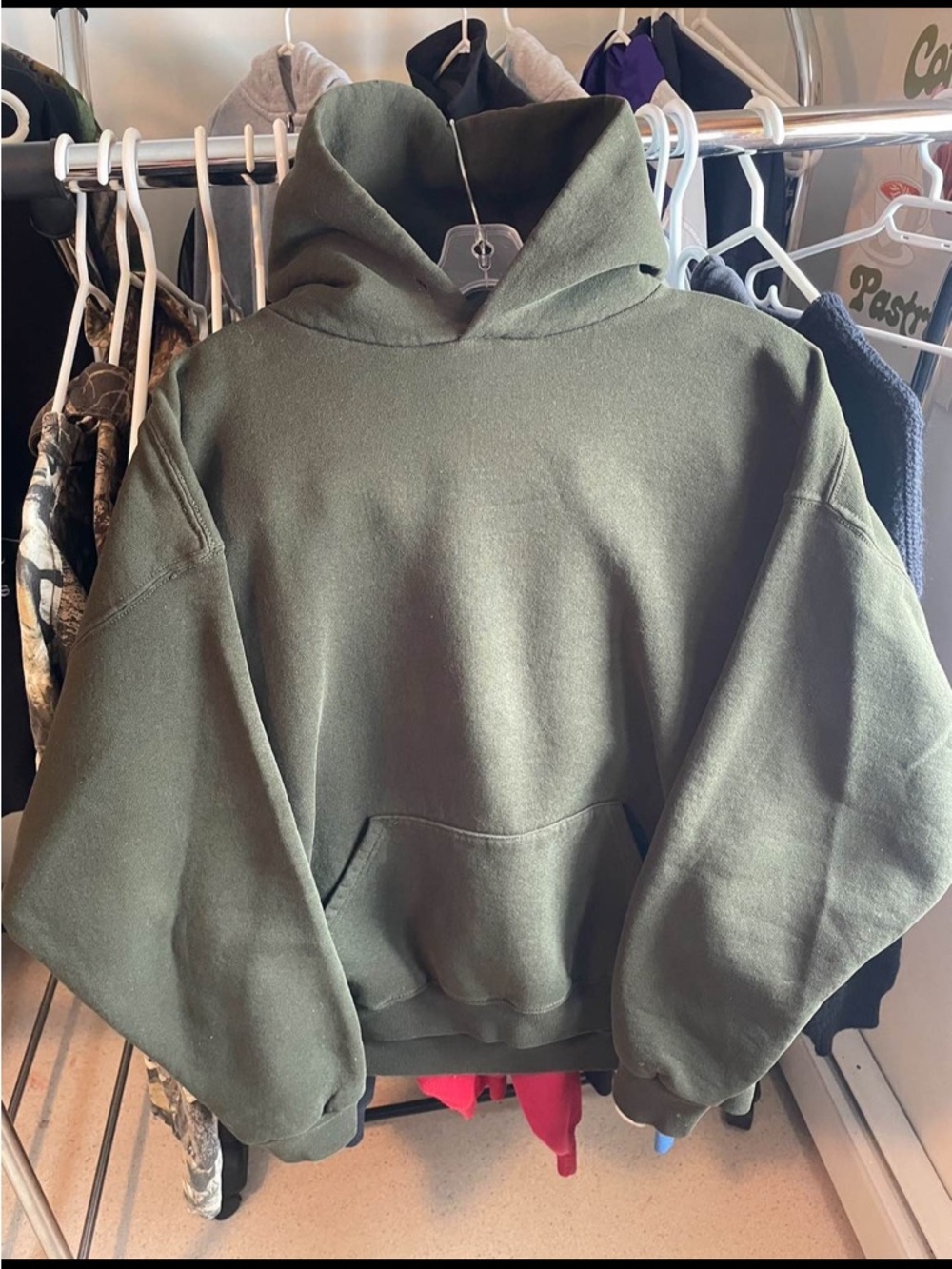 Russell Athletic Olive Green vintage Pullover Hoodie